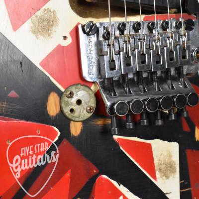 Pre-Owned Fender Custom Shop EVH Frankenstein Replica Tribute Eddie Van Halen, Chip Ellis Masterbuilt - Limited Run with Original Flight Case - Setup by Tom Weber - 1/300 image 16