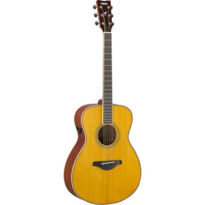 Yamaha FS-TA TransAcoustic Concert Acoustic Electric Guitar  - Vintage Tint image 6