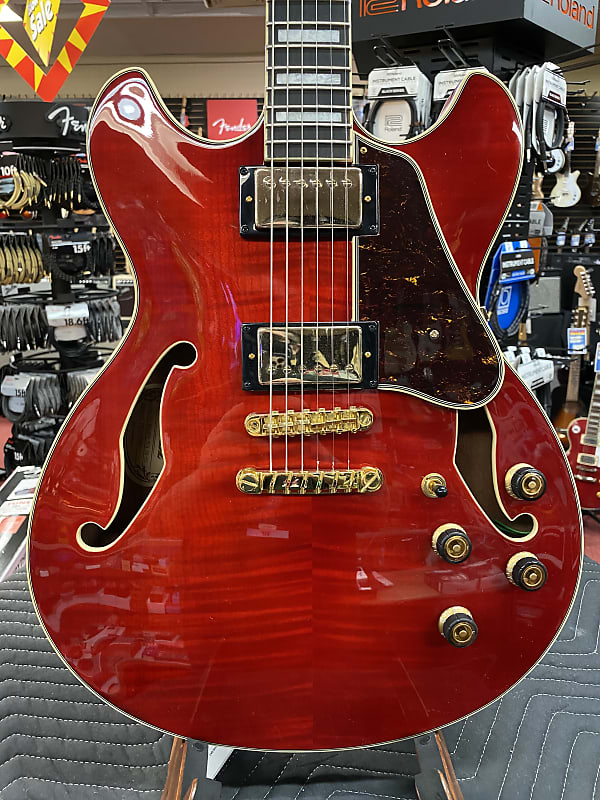 Ibanez Artcore Expressionist AS93FM Semi-Hollow Electric Guitar - Transparent Cherry Red image 1