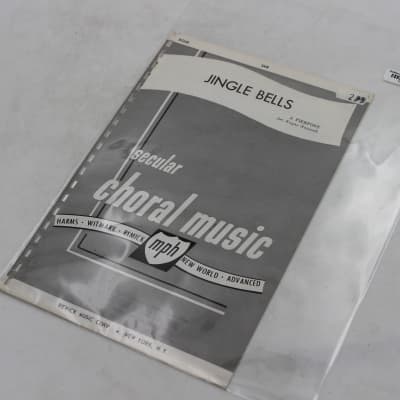Remick Music Corp. Jingle Bells Secular Choral Music Harms Whitmark Remick New World Advanced for sale