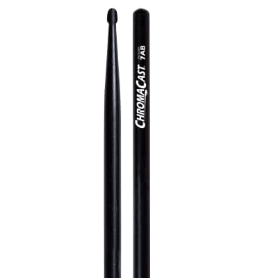 ChromaCast 7A USA Black Hickory Drumsticks, 3 Pairs image 3