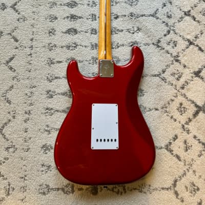 Custom Fender Stratocaster Gilmour Inspired "Red Strat" Candy Apple Red EMG DG20 with Gigbag image 6
