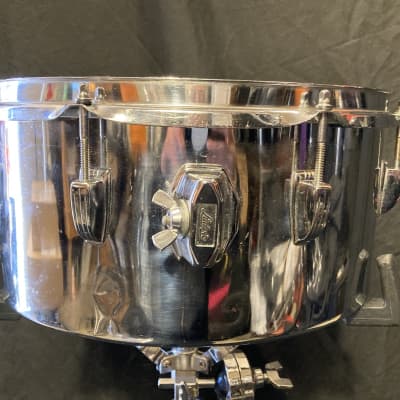 Frankie Banali's Quiet Riot, Ludwig 14x6.5" Timbale 1969 - Chrome over Aluminum image 12