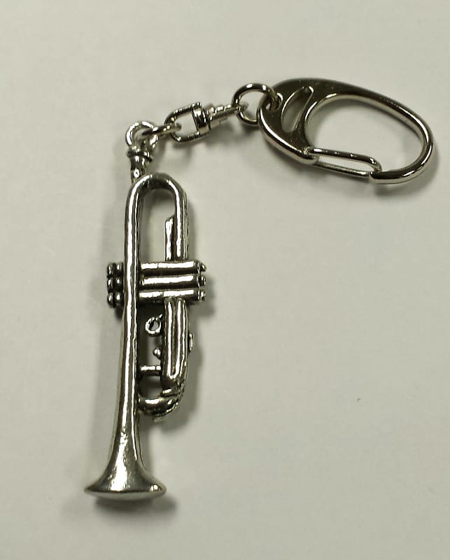 Exclusive Pewter Keychain - Trumpet | Reverb