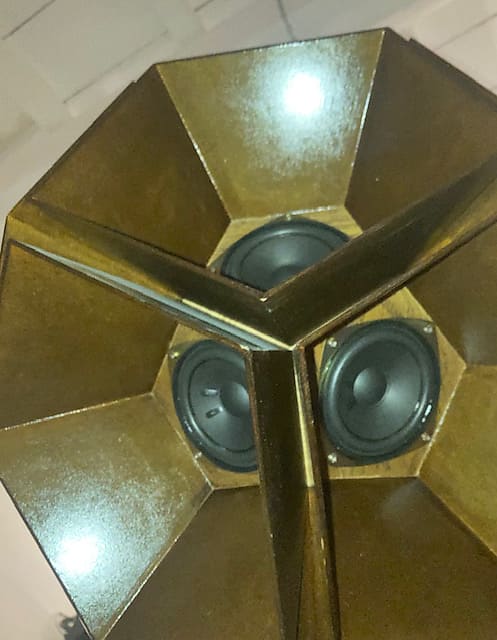 Handmade multidirectional speaker design handmade! 1 off piece image 1