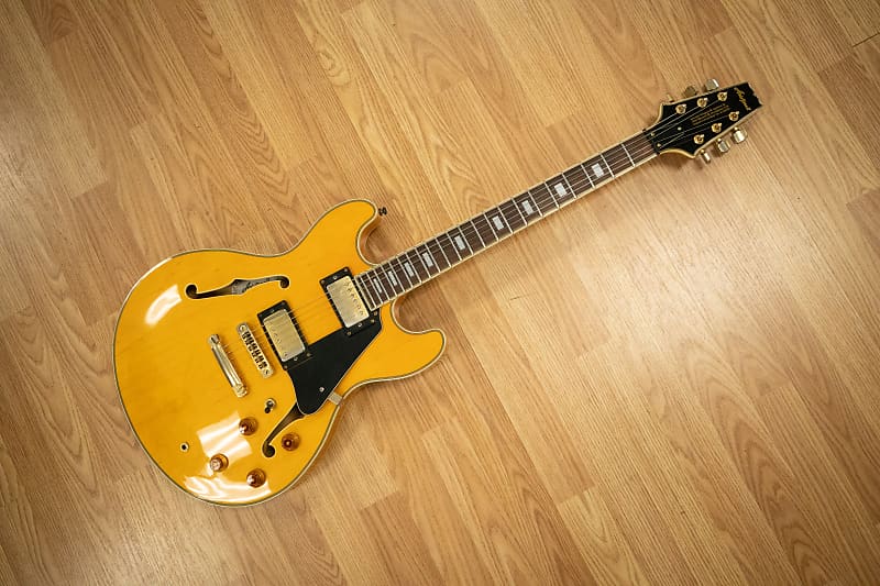 Aria Pro II TA-62 Semi-Hollow Electric Guitar w/ Case (Very