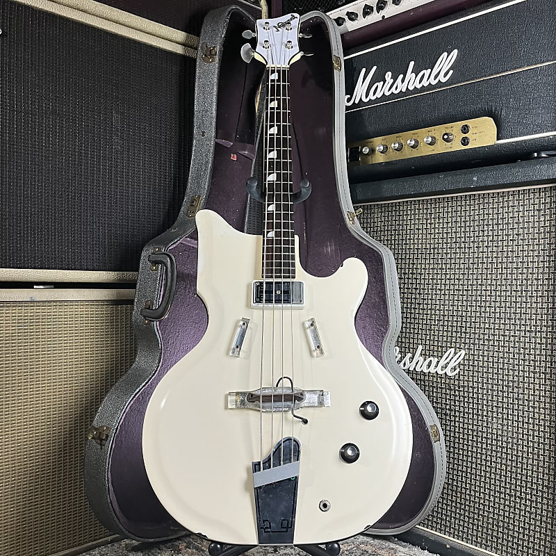 1963 National Val Pro 85 Vintage Valco Bass Guitar W/ Piezo & Reverb