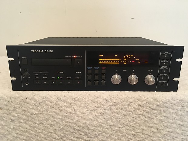 Tascam DA-30 DAT Digital Audio Tape Recorder Player. Watch