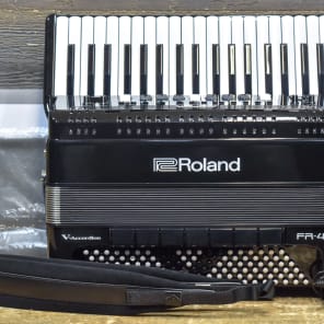 Roland FR-4X V-Accordion 120-Bass 37-Key Black Digital Piano Accordion - #Z9H0723 image 4
