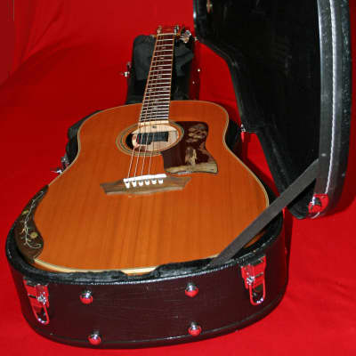 Washburn WSJ60SK-Elite Jumbo Acoustic Electric Guitar With Hard Case image 15