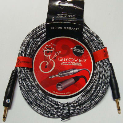 Grover GP220 20 ft. Noiseless Guitar/Instrument Cable for sale