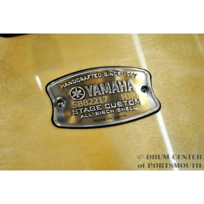 Yamaha Stage Custom Birch 5pc Drum Set w/22" BD Natural Wood image 6