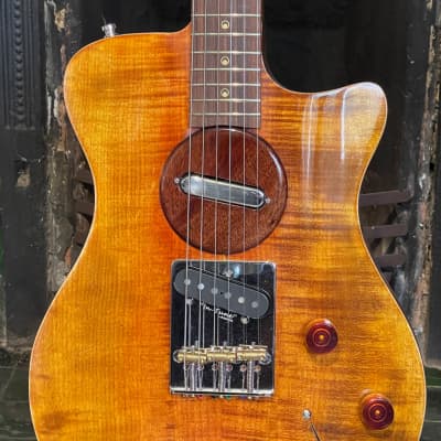 NAH Guitars Telstar Tiger 2 Custom 2021 Flamed Maple Yellow/Orange for sale