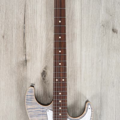 Suhr Standard Plus HSS Guitar, Pau Ferro Fingerboard, Trans Blue Denim Slate image 4