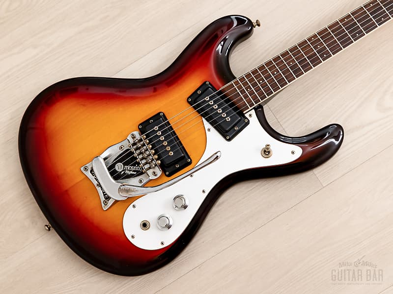1991 Mosrite Ventures Model USA-Made "Built in Soul" Sunburst w/ Vibramute & Case, Semie Moseley image 1