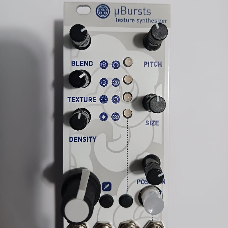 Mutable Instruments uBursts (Mutable Instruments Clouds miniature  clone)-DIY 2023 - White Magpie panel