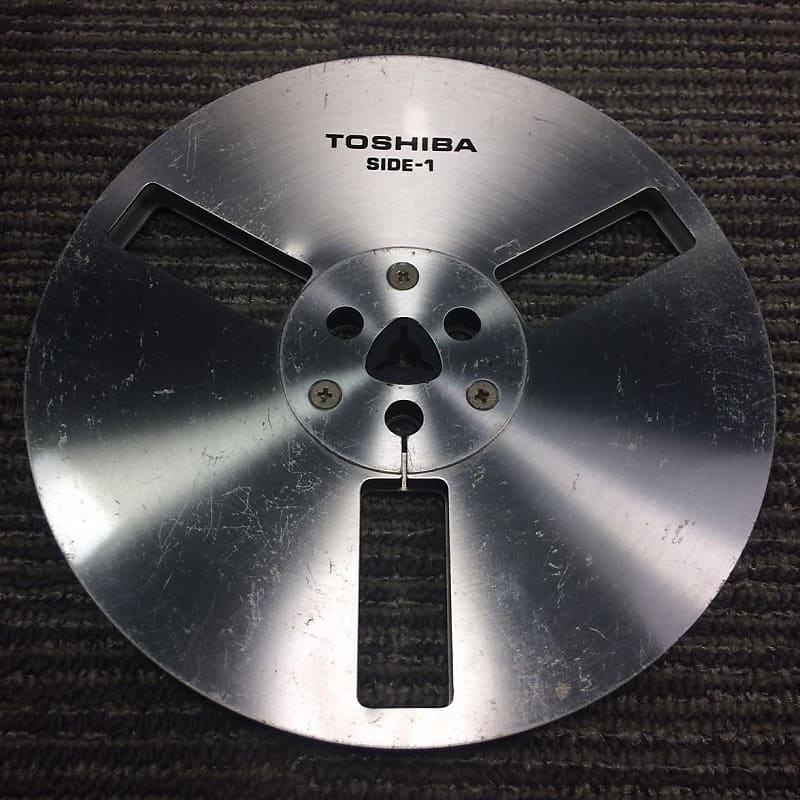 Vintage Toshiba Metal Tape Reel 7 Inch