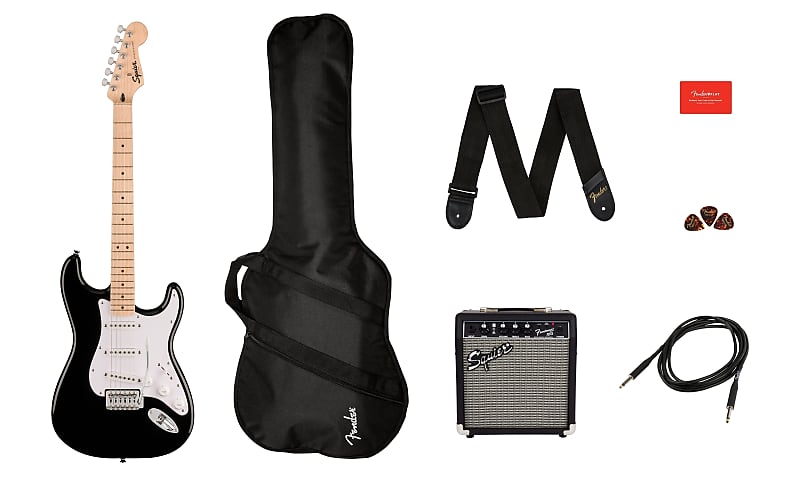 Squier Sonic Stratocaster Pack Black image 1