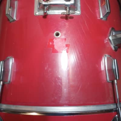 CB Percussion  20x14 Bass Drum (MIJ) 70's/80's - Red Wrap image 2