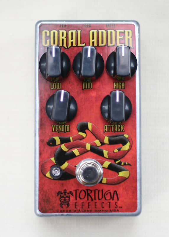 Tortuga Effects Coral Adder British-Stortion pedal image 1