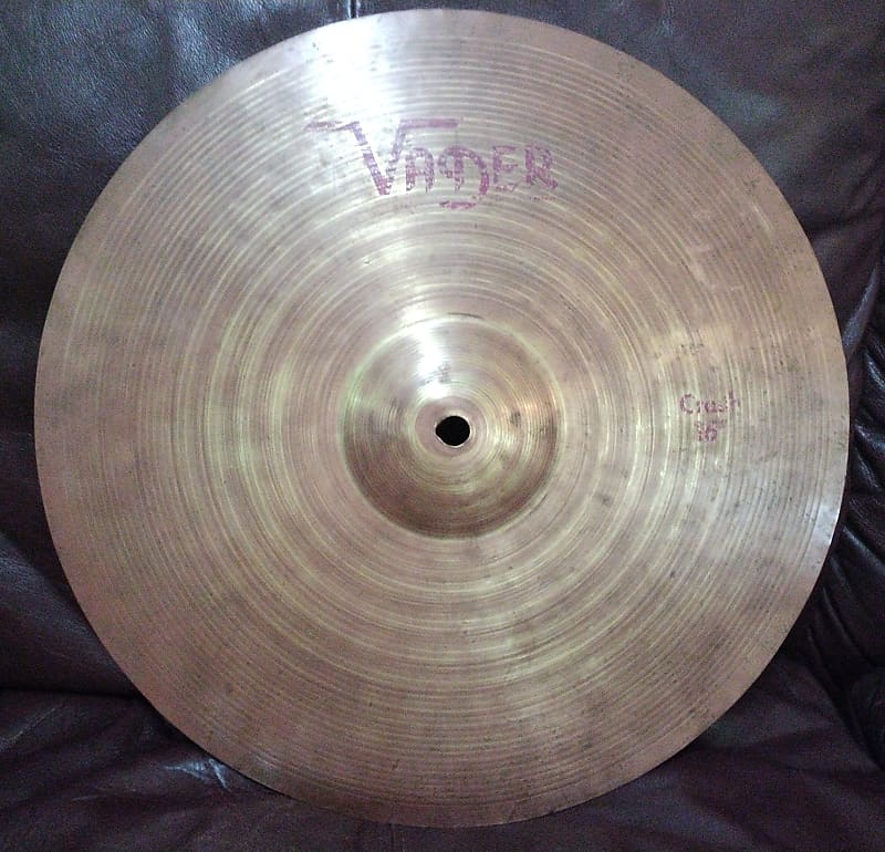 Vader 16" Crash 964 Grams Made In Germany 19701980's Reverb