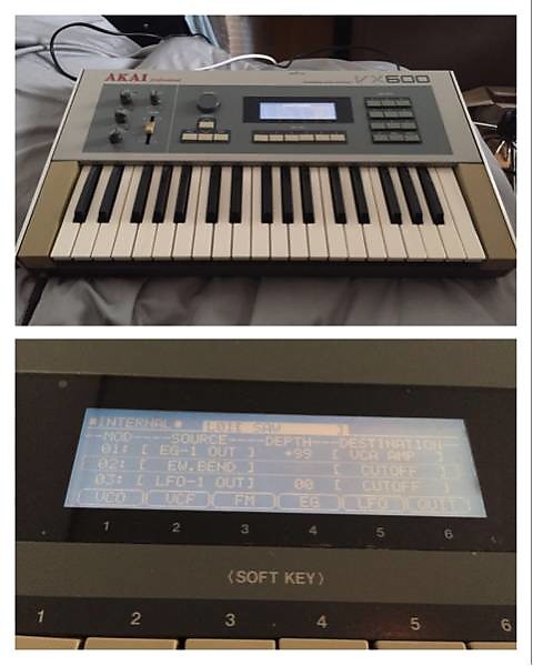 可愛いクリスマスツリーやギフトが！ Akai Reverb | synthesiser) matrix analog (vintage VX-600 鍵盤楽器