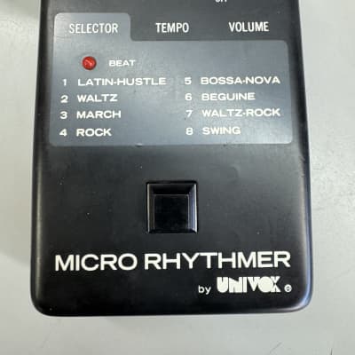 Univox MR8 Micro Rhythmer Beat Box Drum Machine In Box 70's-80's image 1