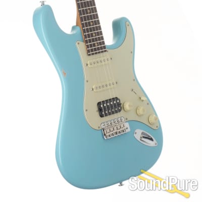 Suhr Classic S Vintage LE Daphne Blue Electric Guitar #81619 image 4