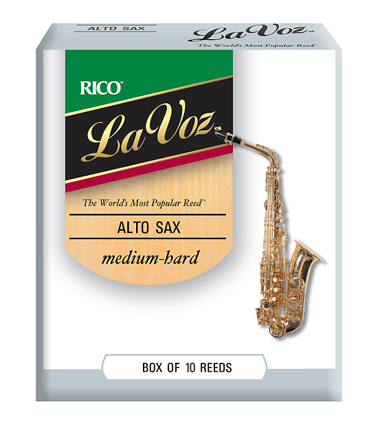 Rico RJC10MH La Voz Alto Saxophone Reeds - Strength Medium-Hard (10-Pack) image 1
