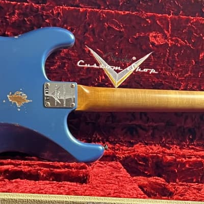 Fender Custom Shop Stratocaster '63 2023  - Aged Lake Placid Blue Relic image 11