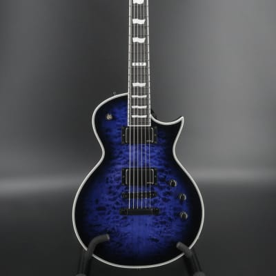 ESP E-II Eclipse - Quilted - Reindeer Blue image 3