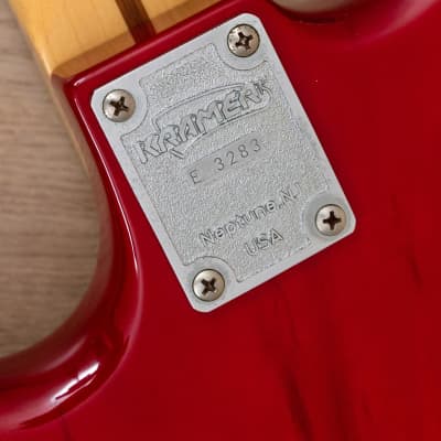 1986 Kramer American Series Pacer Deluxe Transparent Red w/ Floyd Rose,  100% Original | Reverb