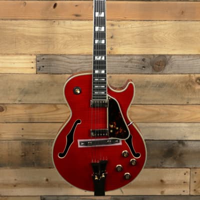 Ibanez George Benson GB10SEFM Hollowbody Electric Guitar Sapphire Red w/ Case image 4