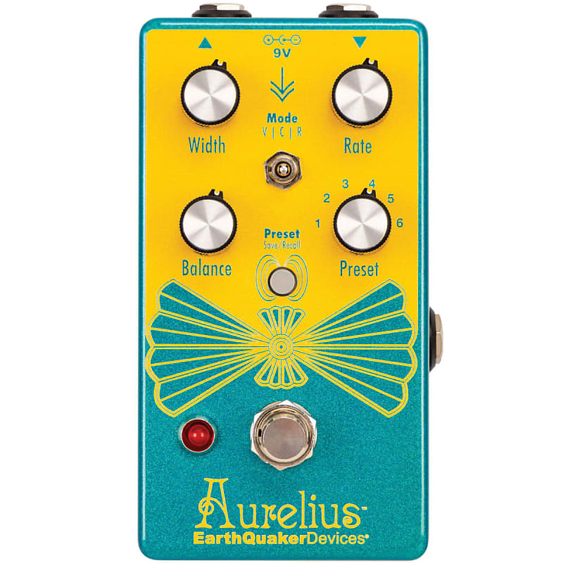 EarthQuaker Devices Aurelius Tri-Voice Chorus Guitar Effect Pedal image 1