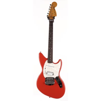 Fender Kurt Cobain Jag-Stang Fiesta Red Used image 2