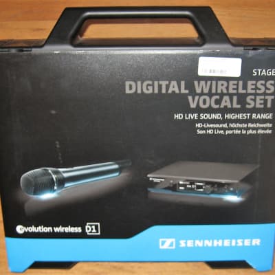 Sennheiser ew D1-835S Evolution Digital Wireless N.O.S. - Black image 1