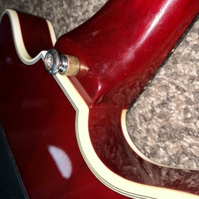 Burns Brian May electric guitar cherry red image 10
