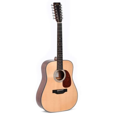 Sigma DM12-1ST+ Solid Spruce Top / Layered Mahogany 12-String Dreadnought Acoustic Guitar for sale