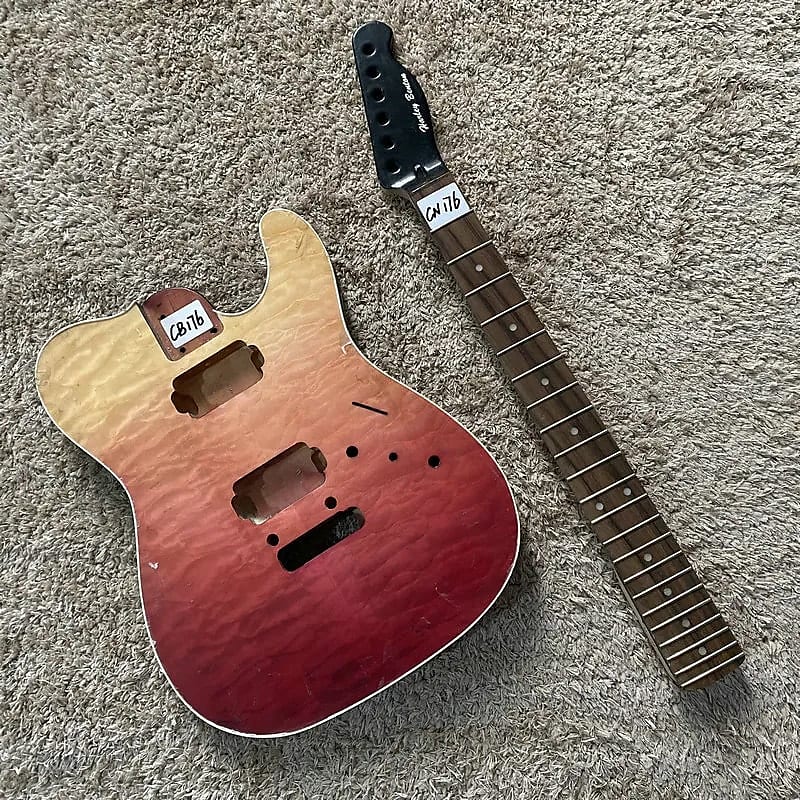 Harley Benton Telecaster Tele Style Guitar Body With Maple Reverb