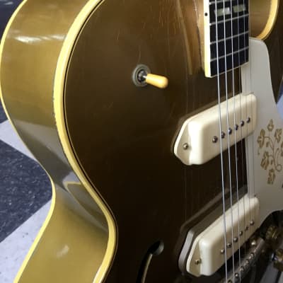 1953 Gibson ES-295 - Gold with Lifton Hard Case image 7