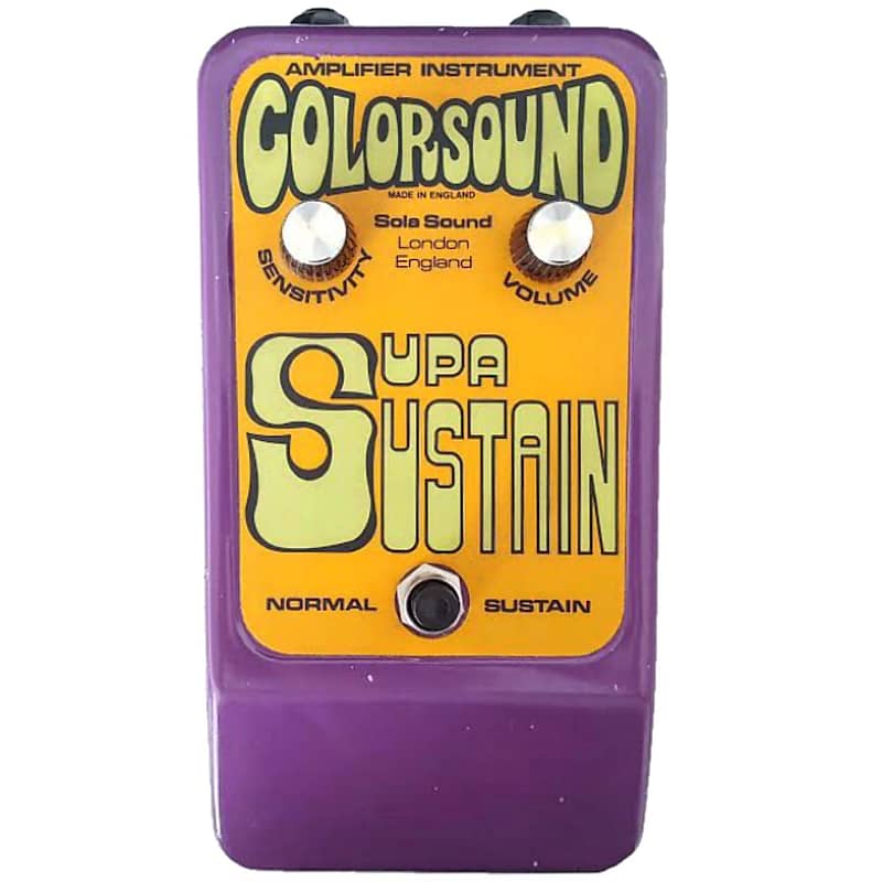 Vintage Colorsound Supa Sustain 1970s Sola Sound Fuzz Overdrive