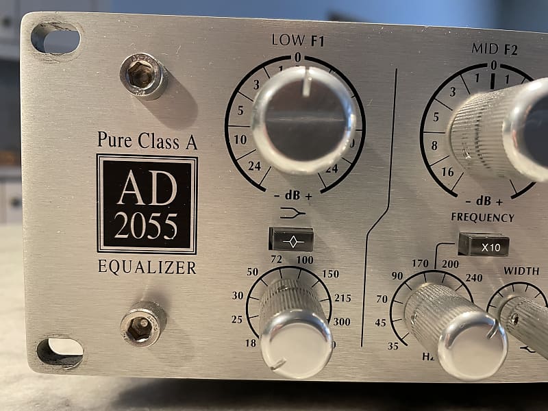 Avalon AD2055 Dual Mono Parametric EQ 2010s - Silver