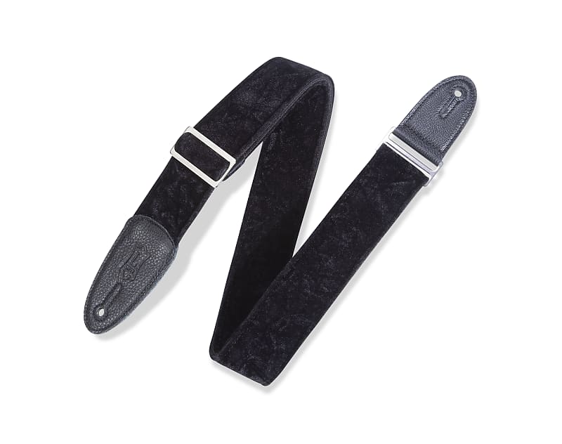 Levy's Leathers - M7VC-BLK - 2 Wide Suede Harmony Series Guitar Strap image 1