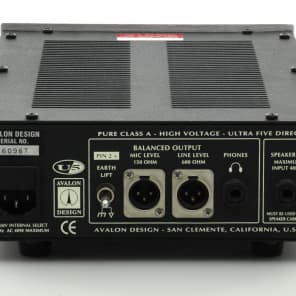 Avalon U5 Silver Studio Preamp and DI - NEW | Reverb