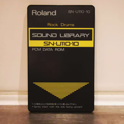 Roland SN-U110-10 Sound Library Rock Drums PCM Data ROM Card