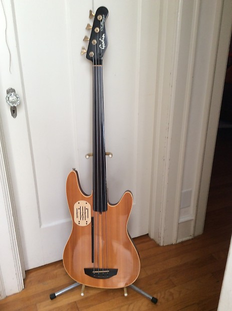 Godin L.R. Baggs Model Fretless Acoustibass Early 1990's Natural Price Drop 2! image 1