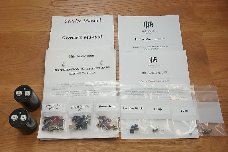 Marantz model 30 restoration kit filter capacitor repair rebuild fix  			