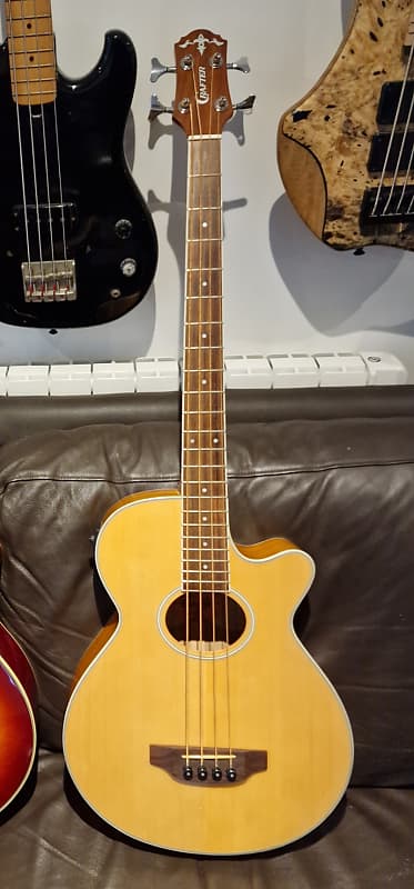 Crafter BA400EQ Electro-Acoustic Bass with Hard Case. Excellent Condition. image 1