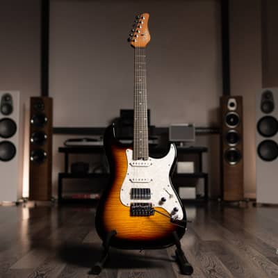 Schecter Traditional Route 66 Elt Mod. Hss 3tsb image 2