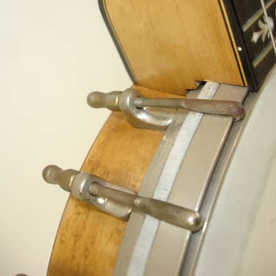 Vintage Orpheum by Lange No. 1 Tenor 4-String Open-Back Banjo AS IS image 7